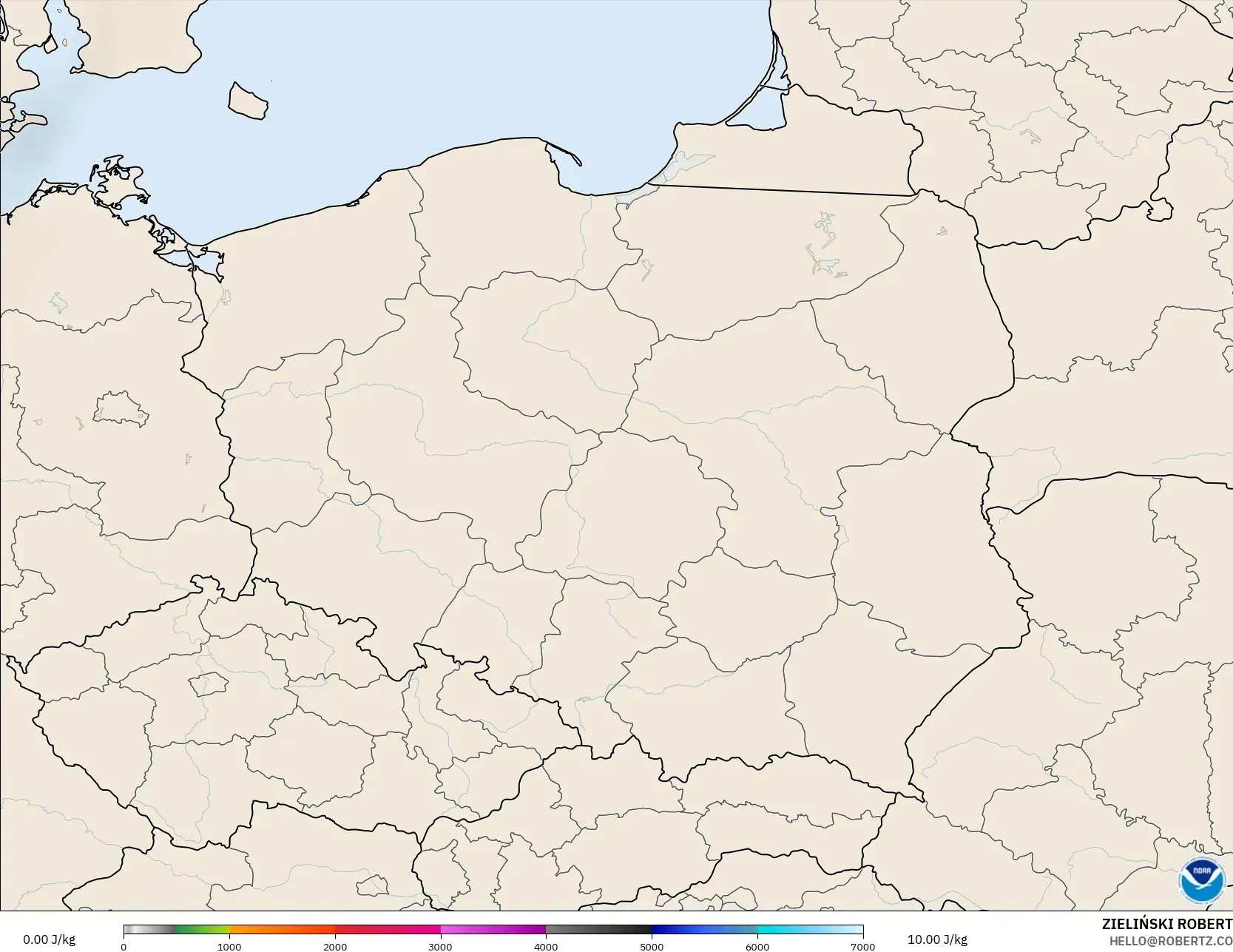 GFS model - Polonya, CAPE