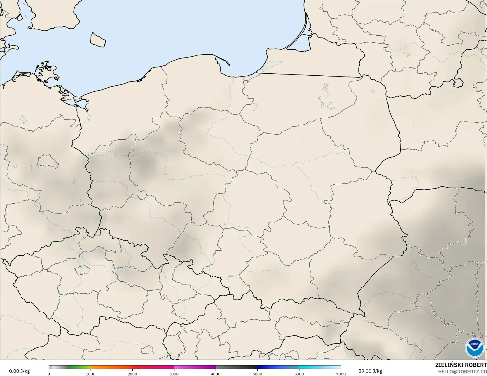 GFS model - Polonya, CAPE