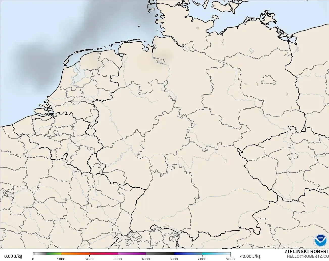 GFS model - Almanya, CAPE