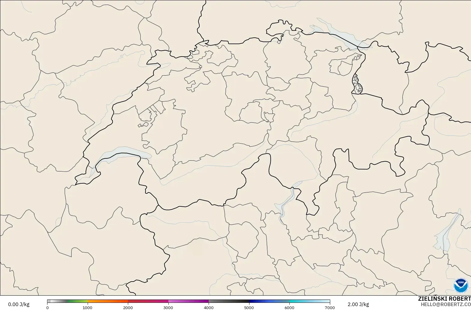 GFS model - İsviçre, CAPE