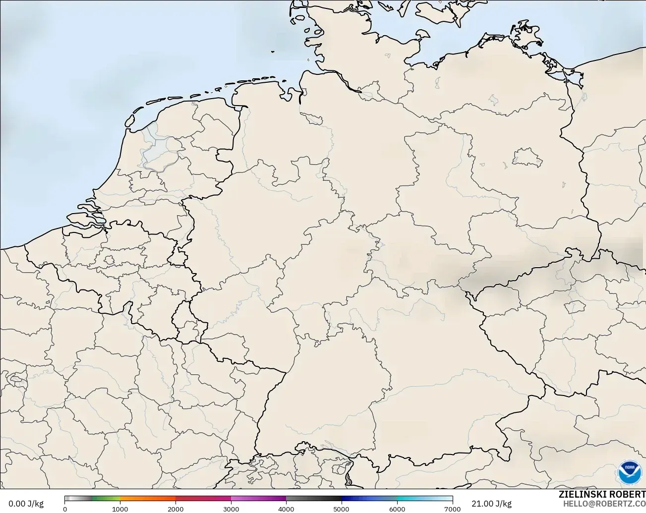 GFS model - Almanya, CAPE