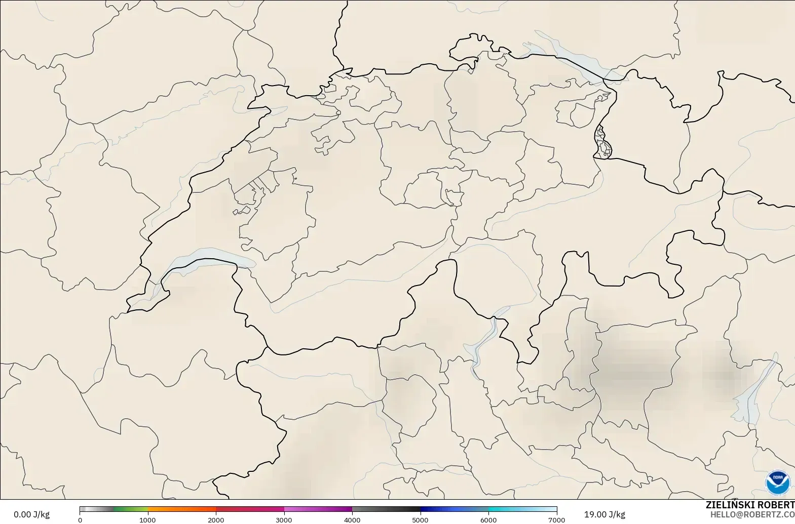 GFS model - İsviçre, CAPE