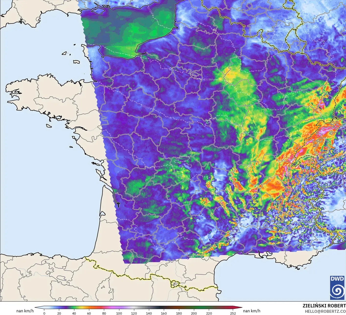 ICON Almanya 2 km model - Fransa, Rüzgâr Esintileri