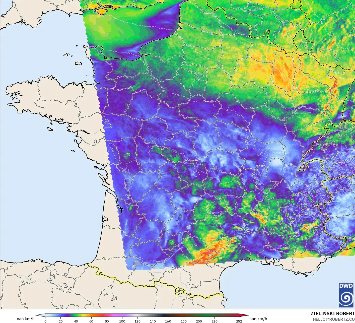 ICON Almanya 2 km model - Fransa, Rüzgâr Esintileri