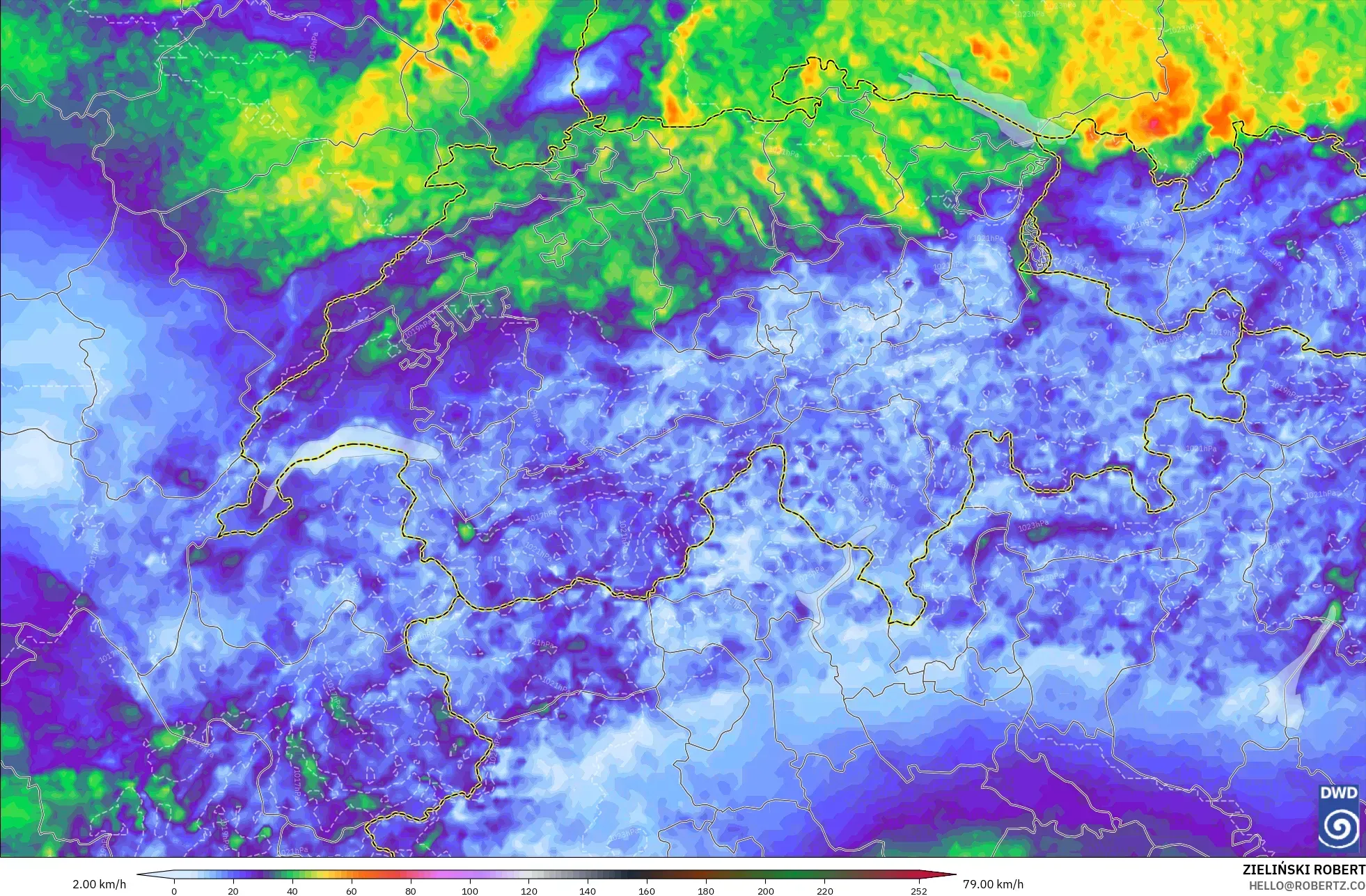 ICON Almanya 2 km model - İsviçre, Rüzgâr Esintileri