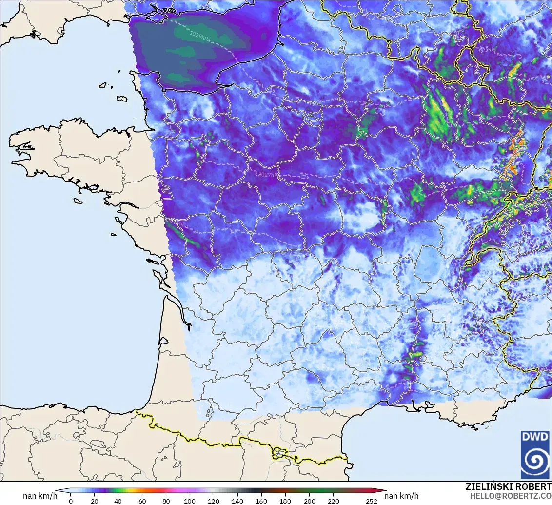 ICON Almanya 2 km model - Fransa, Rüzgâr Esintileri