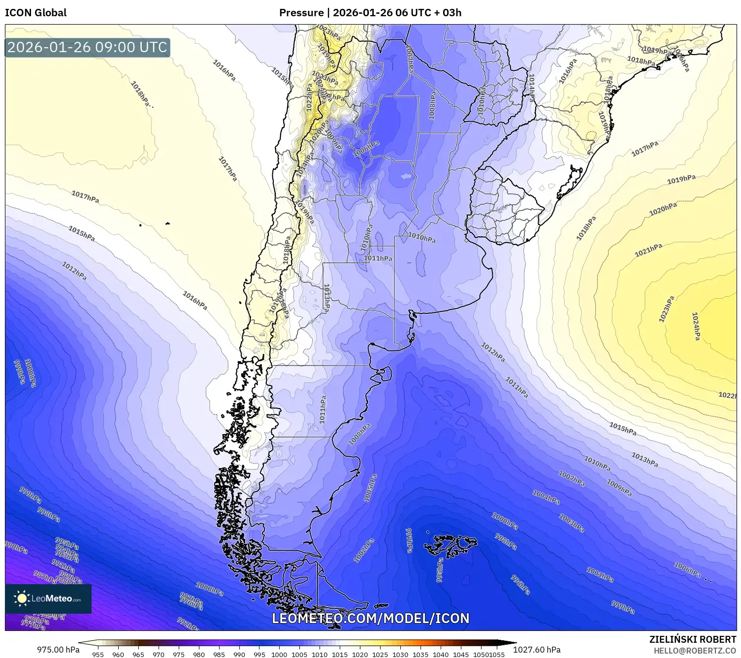 ICON model - Arjantin, Basınç
