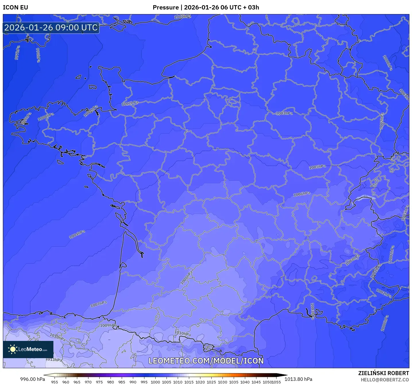 ICON model - Fransa, Basınç