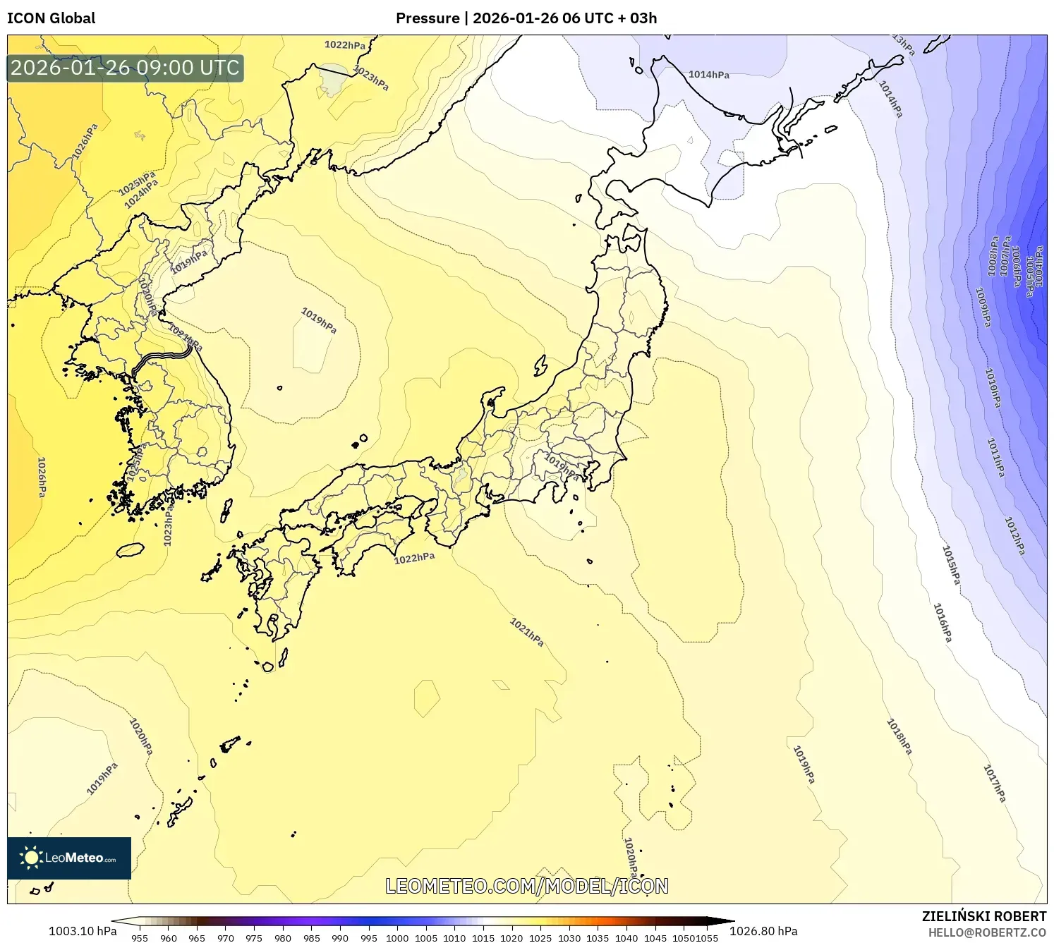 ICON model - Japonya, Basınç