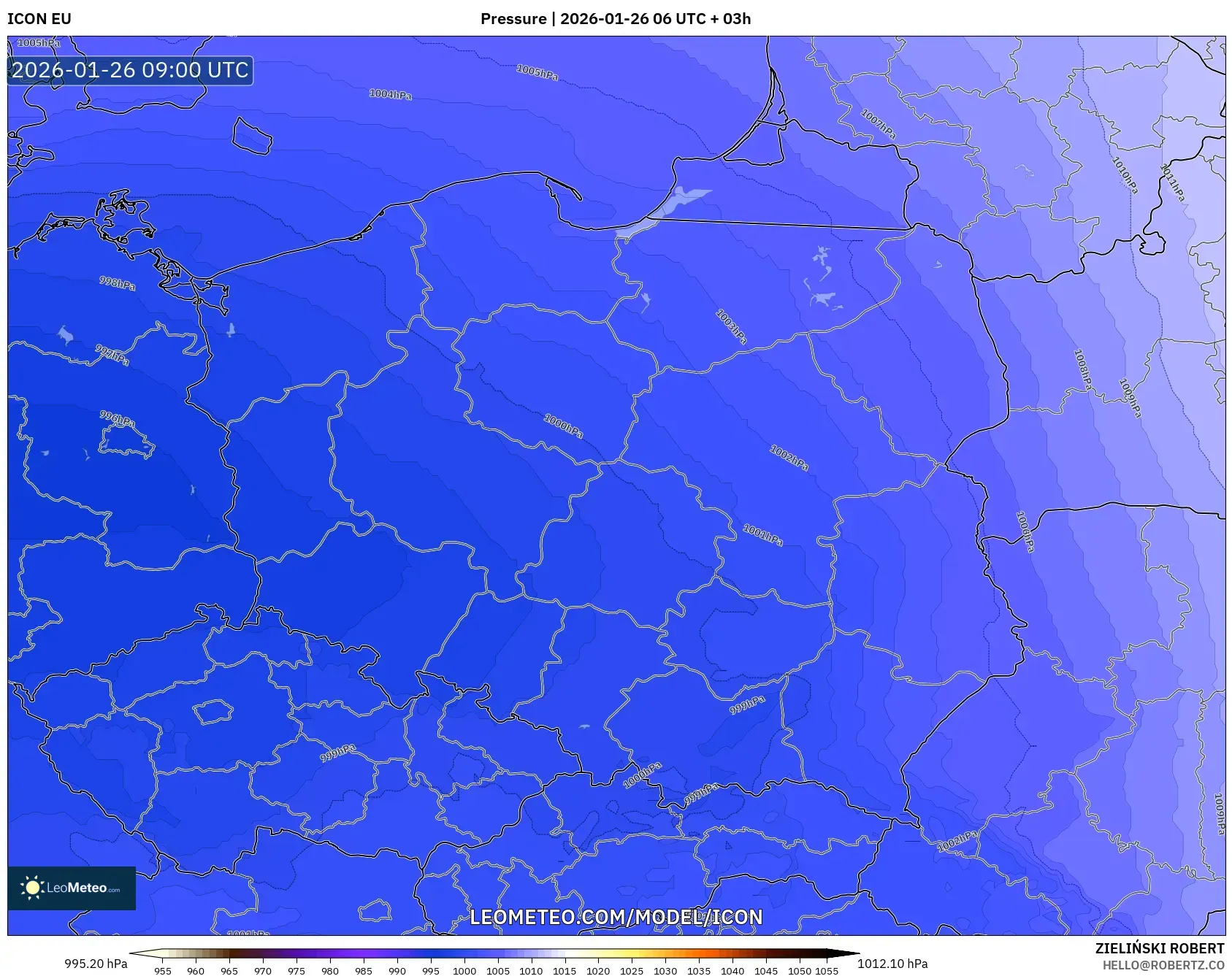 ICON model - Polonya, Basınç