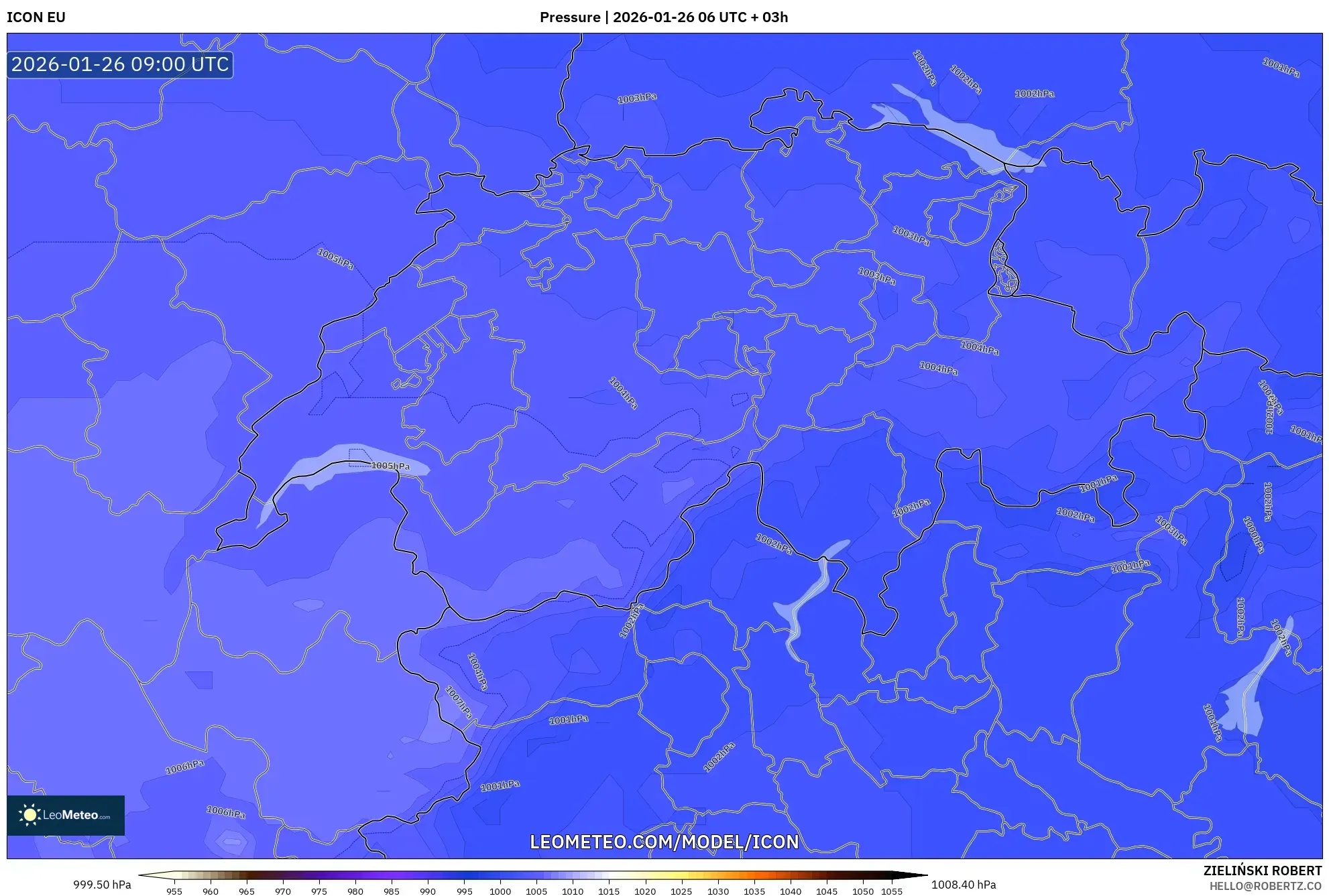ICON model - İsviçre, Basınç