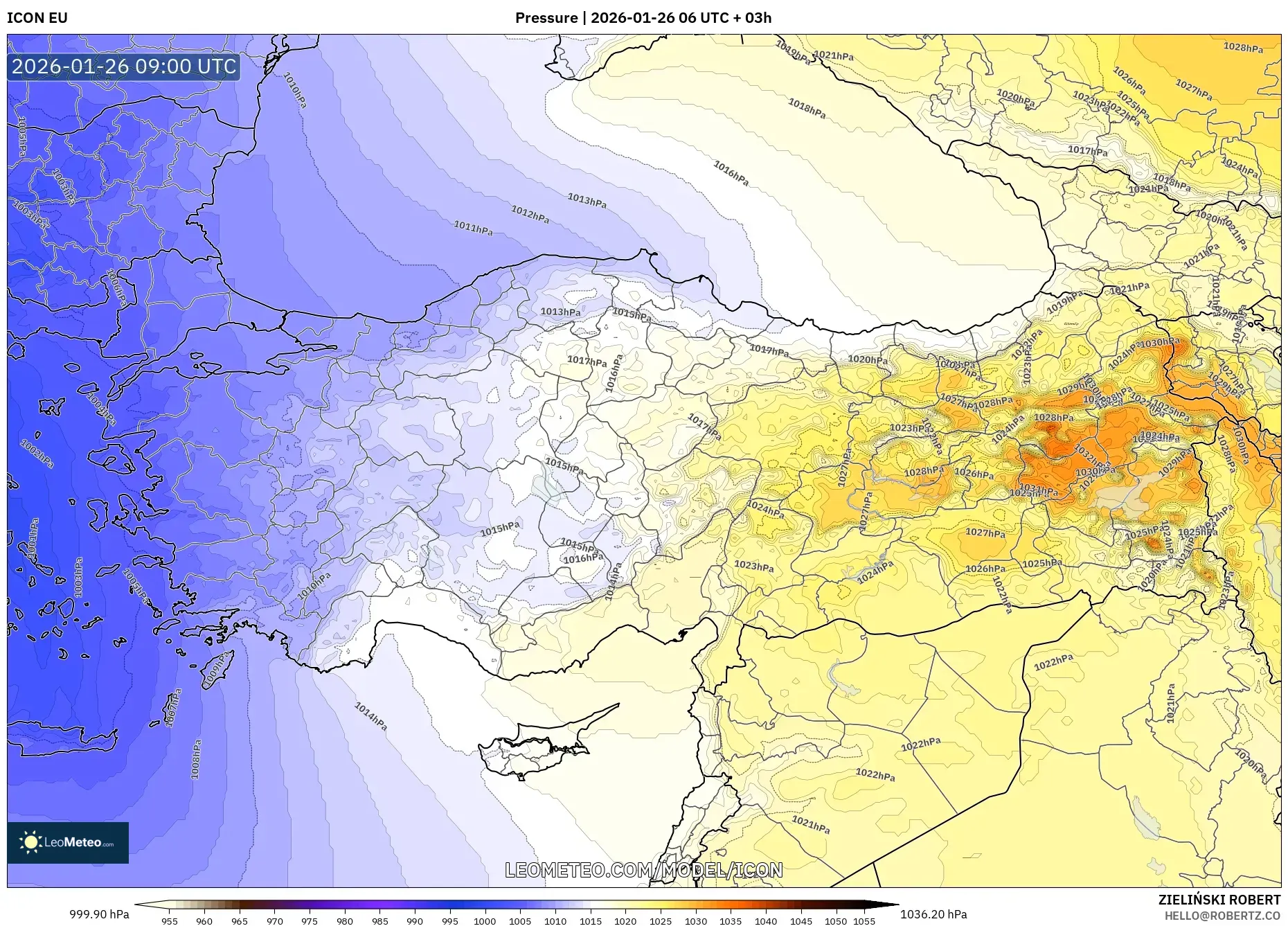 ICON model - Türkiye, Basınç
