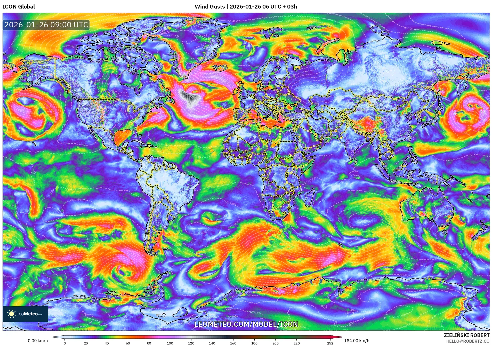 ICON model - Dünya, Rüzgâr Esintileri