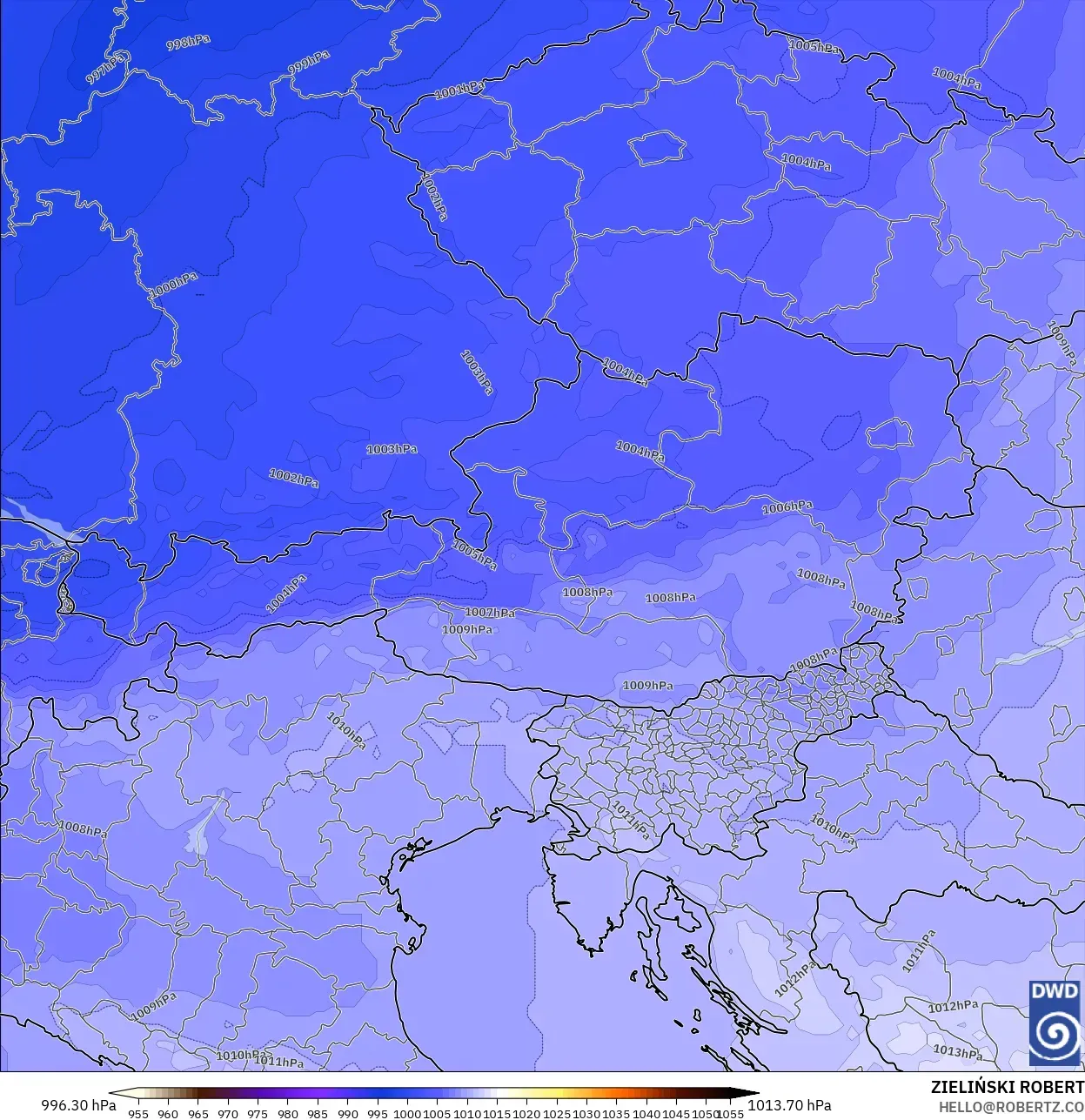 ICON model - Avusturya, Basınç