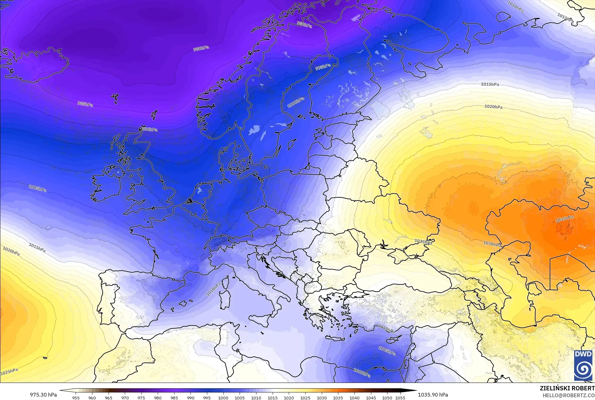 ICON model - Avrupa, Basınç