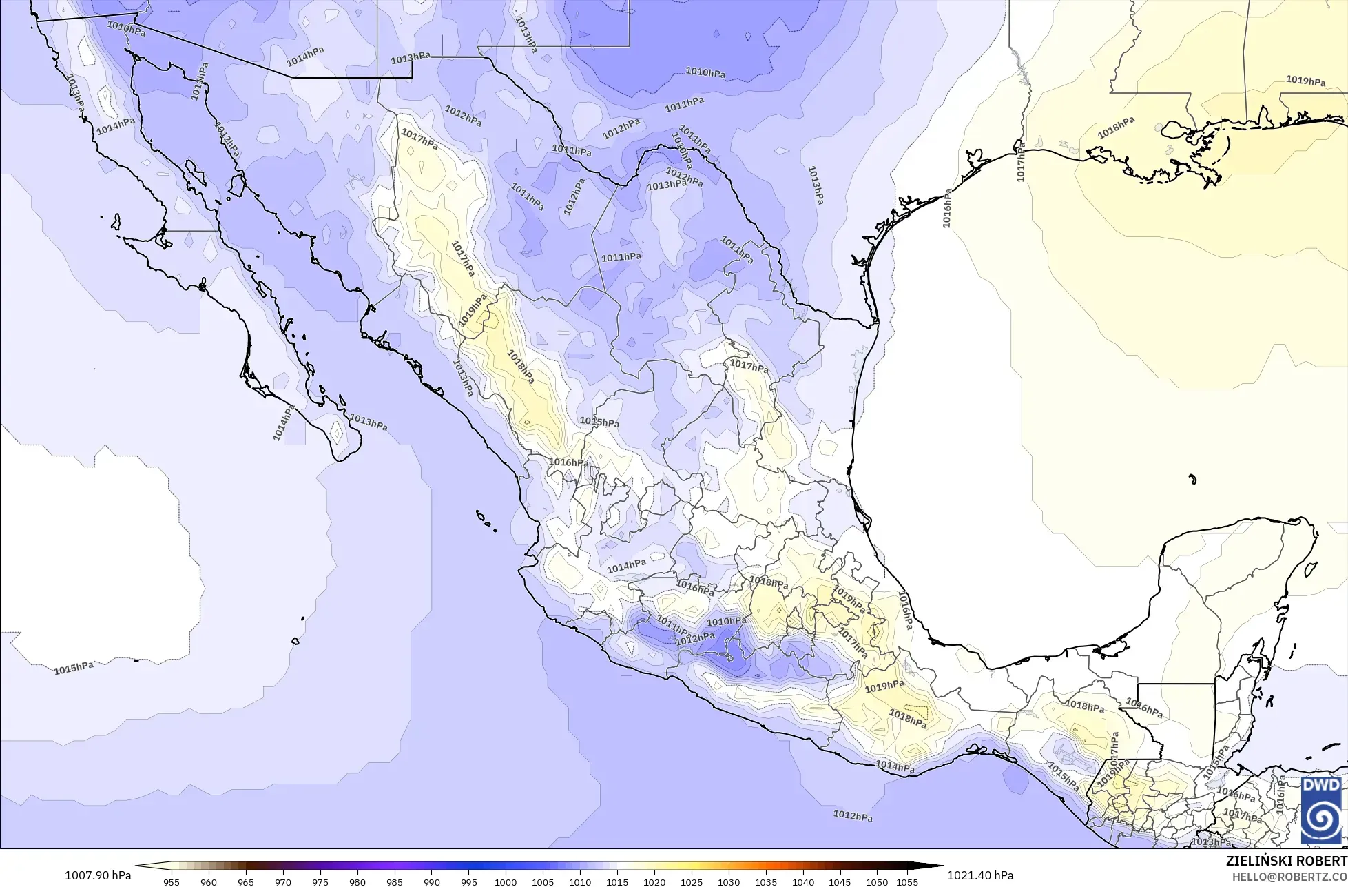 ICON model - Meksika, Basınç