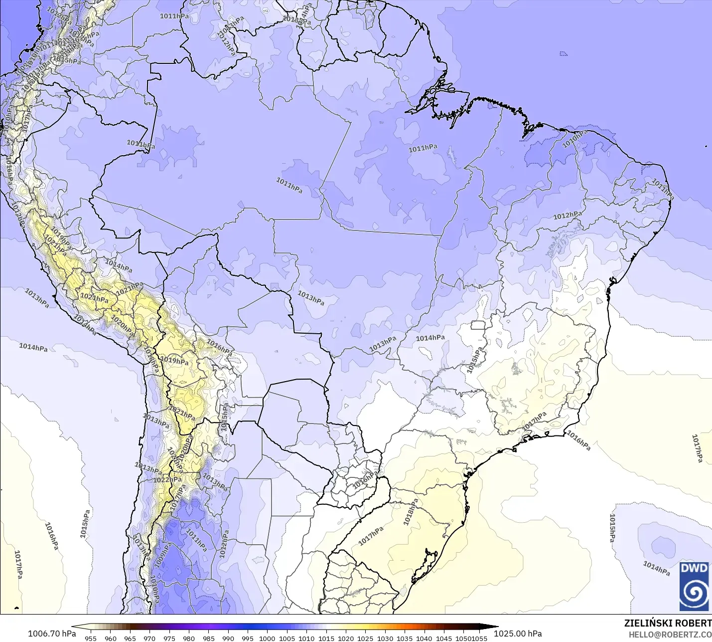 ICON model - Brezilya, Basınç