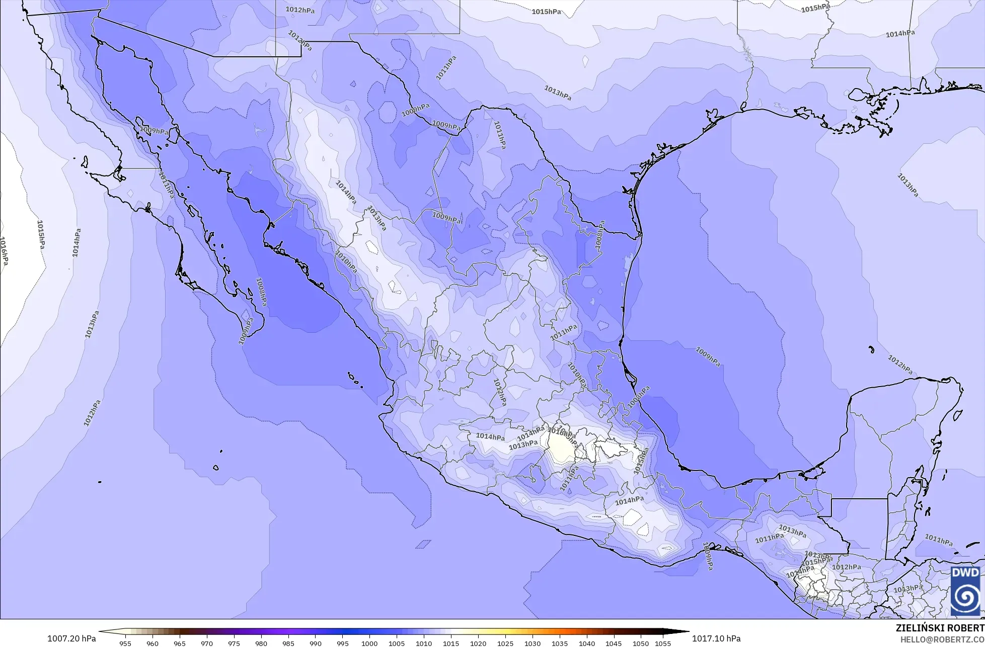 ICON model - Meksika, Basınç
