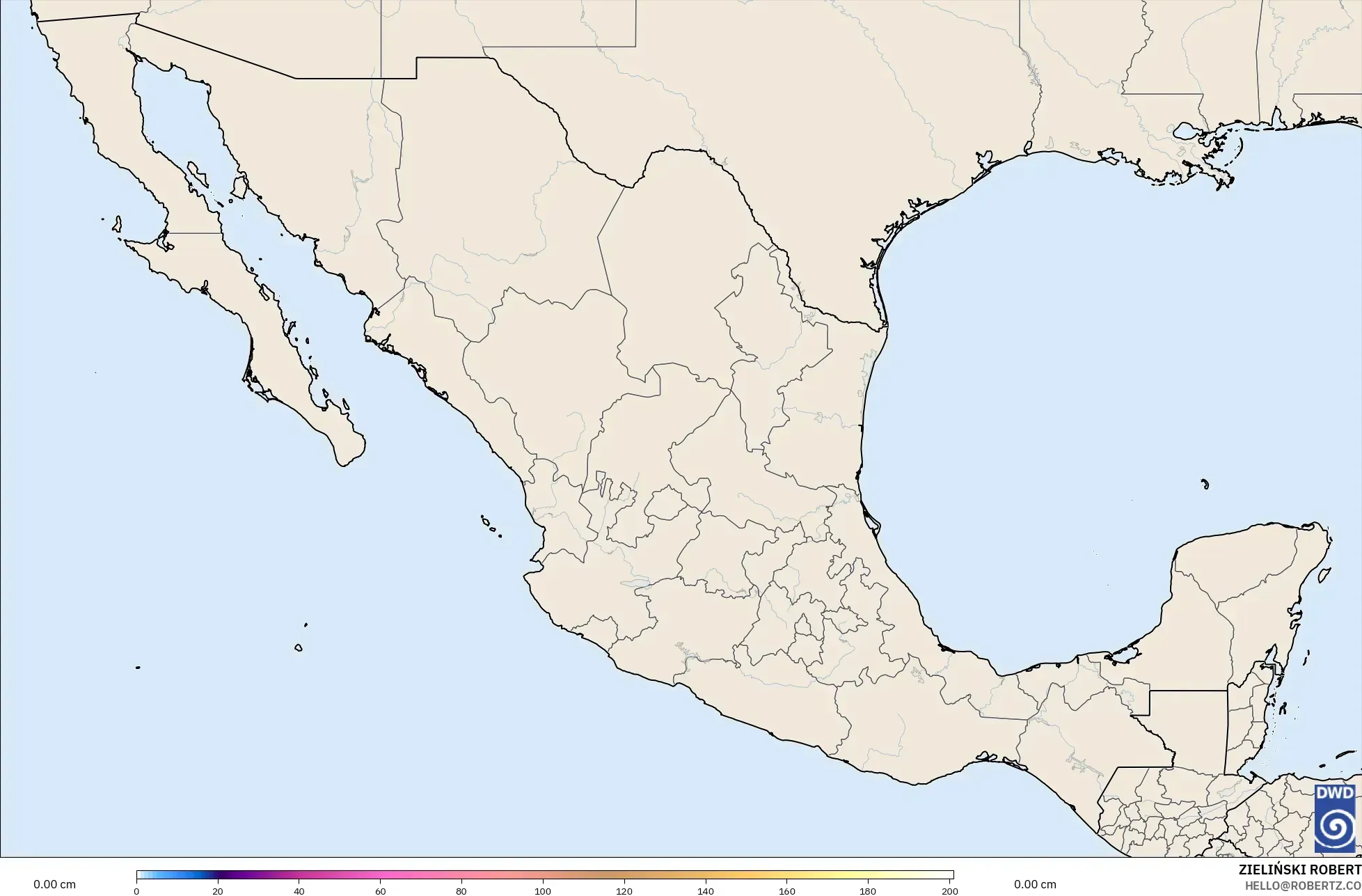 ICON model - Meksika, Kar Kalınlığı