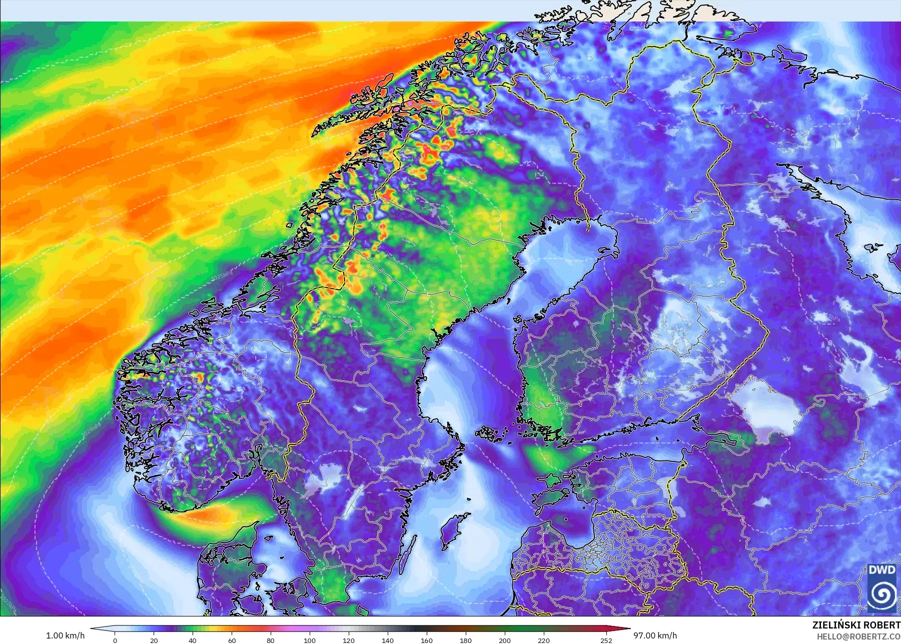 ICON model - İskandinavya, Rüzgâr Esintileri