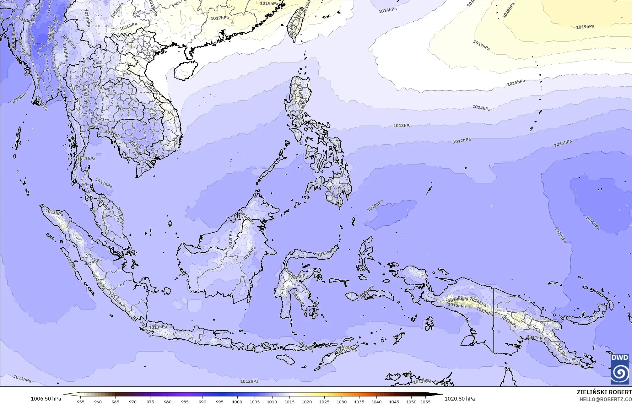 ICON model - Güneydoğu Asya, Basınç