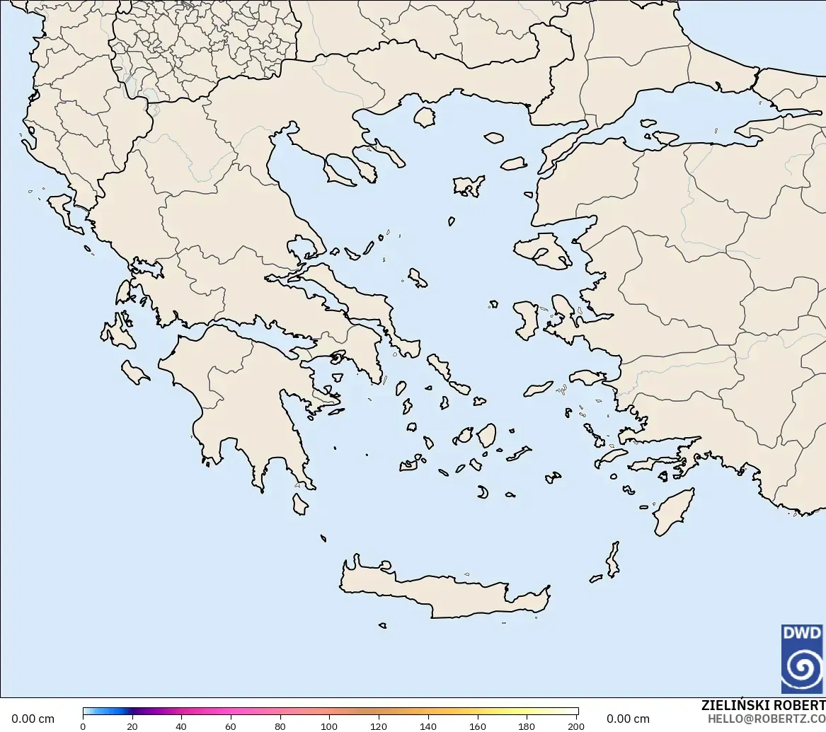 ICON model - Yunanistan, Kar Kalınlığı