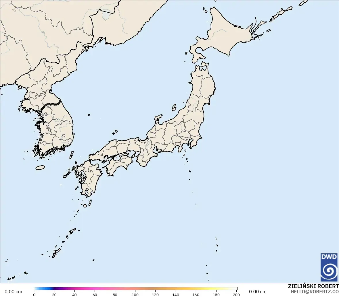 ICON model - Japonya, Kar Kalınlığı