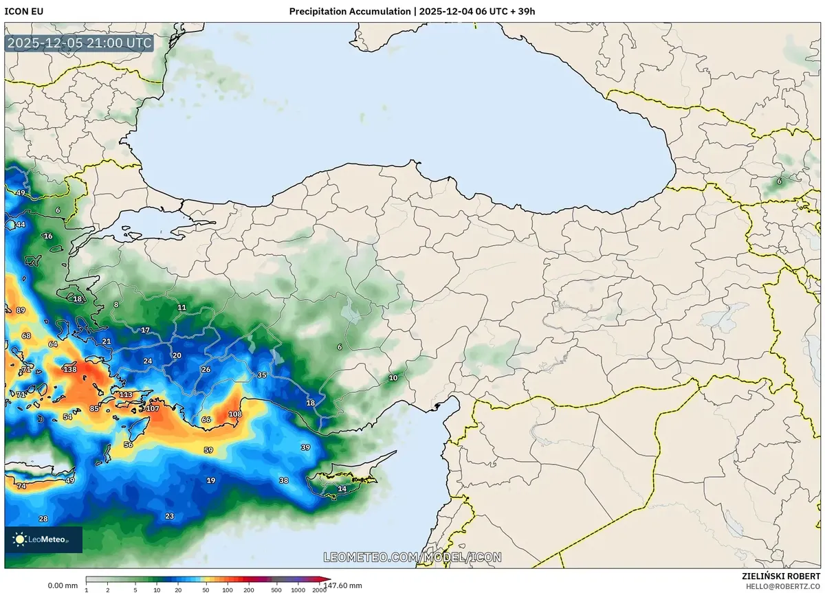 Yoğun Yağış Birikmesi 2025 Aralık 4