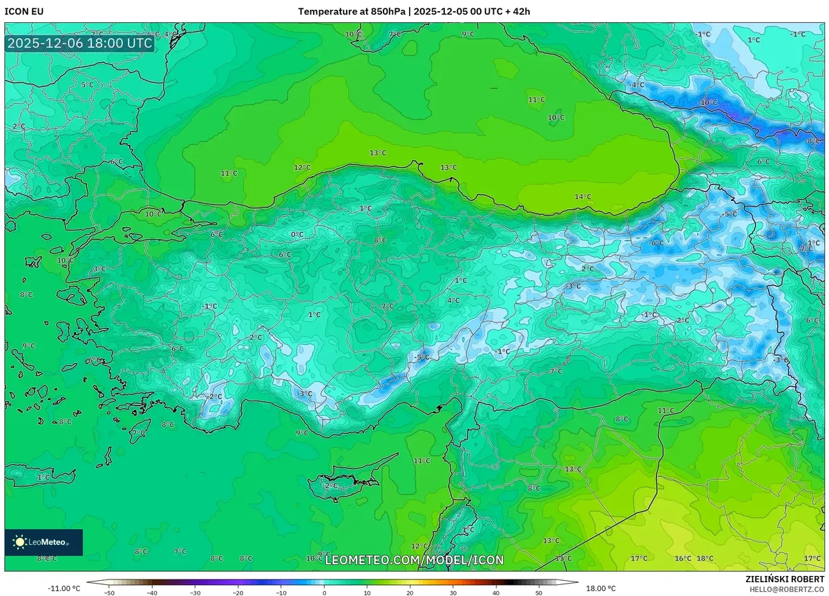 Sıcaklık Anomalisi 2025-12-06