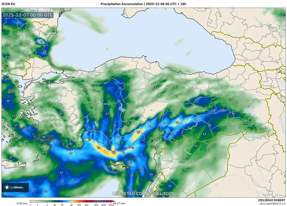 2025-12-06 Pazar Türkiye Hava Tahmini: Alçak Basınç Fırtınası, Yoğun Yağış ve Güçlü Rüzgarlar