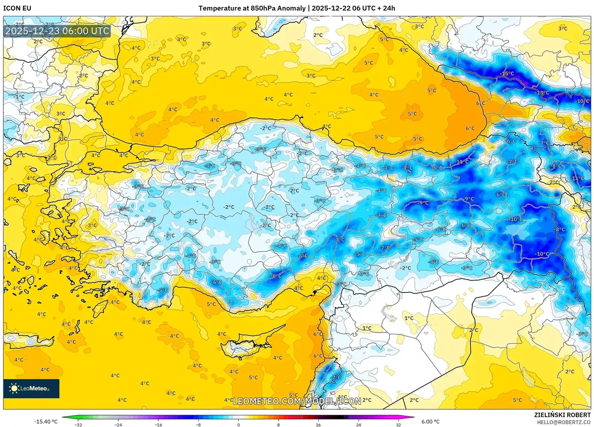 Soğuk Hava Cephesi Tahmini Türkiye Ara 22 2025 – Yağmur, 100 km/s Rüzgarlar ve Sıcaklık Düşmesi