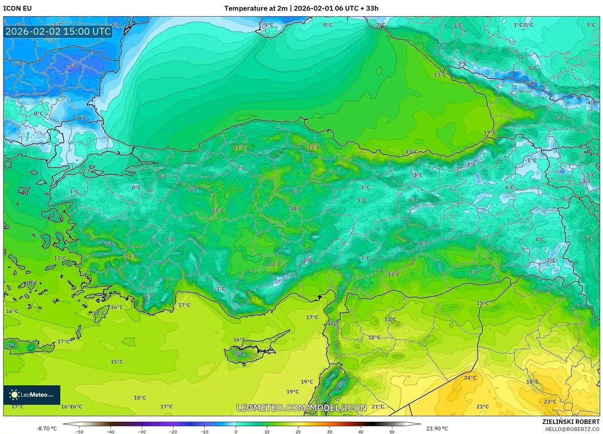 2 Şubat 2026 Akşamında İstanbul’da Sıcaklığın 5°C’ye Düşmesi
