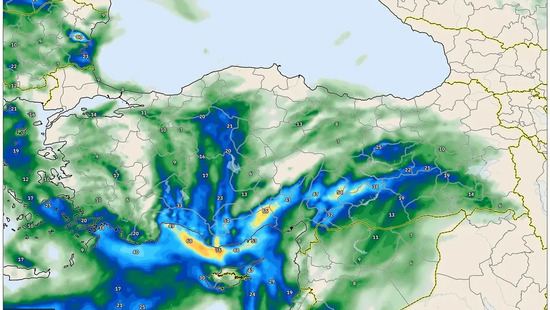Rüzgarlar 100 km/h’yi Aşarken Türkiye’yi Vuran Devasa Alçak Basınç Fırtınası – Yoğun Yağmur ve Su Baskını Riski (7 Aralık 2025)