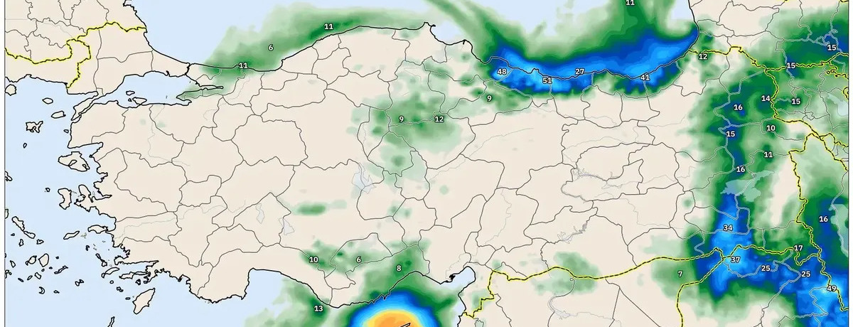 Şiddetli Yağmur ve Kar Türkiye’yi Vuruyor – 10 Aralık 2025’te Kuvvetli Sağanaklar, Kar Yağışı ve 80 km/s Rüzgâr Bekleniyor
