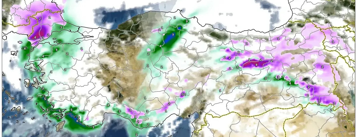 Önümüzdeki Hafta: 2–8 Şubat 2026 Fırtınalı Dalgalanmalar: Yağmur, Kar, Rüzgâr ve Ilık Aralar