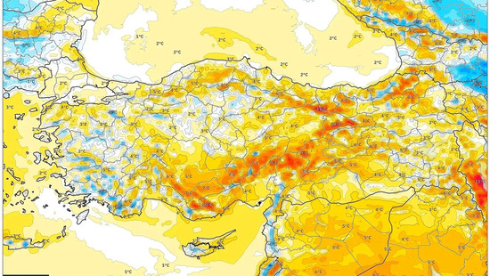 Yer yer çok hafif çiseleme, en az düzeyde aksama; 8-15°C arası sıcaklıklarla ılıman, bulutlu bir gün — Yarın, 11 Şubat 2026