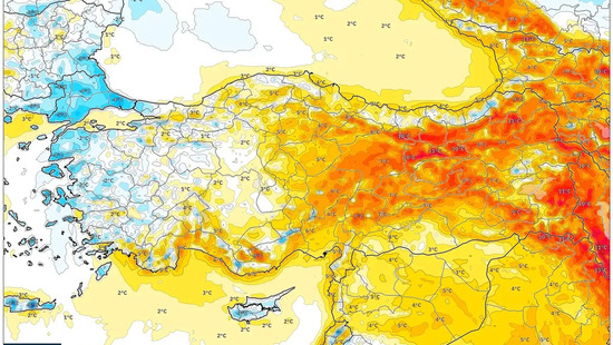 Hafta ortasında hafif kar, iç kesim yollarını kayganlaştırabilir; yüksek basınç çoğunlukla ılık ve kuru kış havası getiriyor — Önümüzdeki Hafta: 23 Şubat–01 Mart 2026