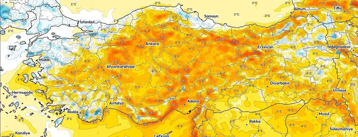 Yer yer sağanaklarla kaygan yollara dikkat; serin, bulutlu ve hafif yağışlı hava sürüyor — 20-22 Mart 2026 hafta sonu tahmini