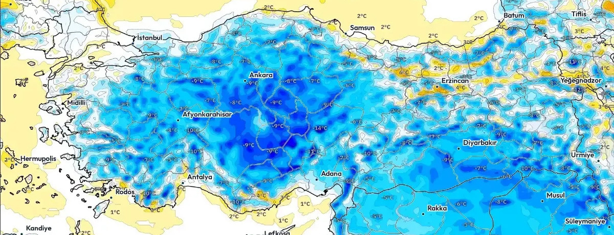 Haftaya Serin Başlangıç, Ardından Batıda Sağanak, İç Kesimlerde Kar — Önümüzdeki Hafta: 30 Mart–05 Nisan 2026