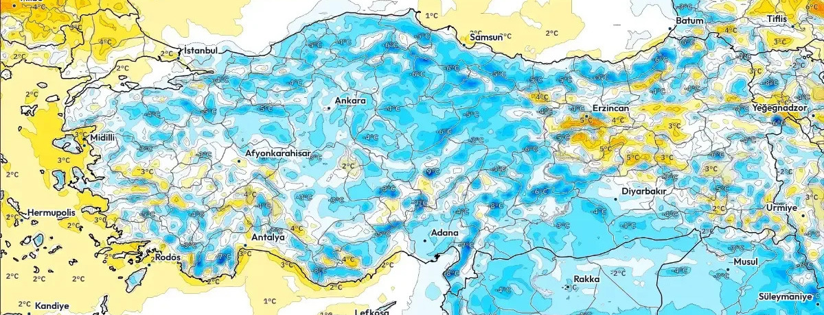 Ankara Çevresinde Yoğun Kar, Batıda Yağmur ve Sert Rüzgâr — Hafta Sonu Hava Tahmini: 10-12 Nisan 2026