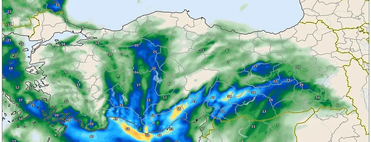 Rüzgarlar 100 km/h’yi Aşarken Türkiye’yi Vuran Devasa Alçak Basınç Fırtınası – Yoğun Yağmur ve Su Baskını Riski (7 Aralık 2025)