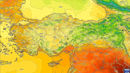 Hafta sonuna doğru kuru ve sıcak dönem geliyor. En yüksek sıcaklık alçak kesimlerde 32°C'ye ulaşacak. Ağrı Dağı'nda kar yağmaya devam edecek.